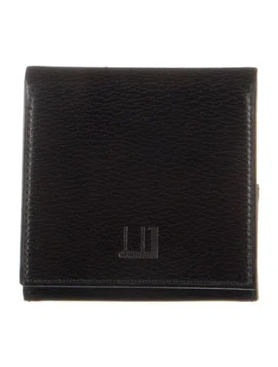 Pre-owned Dunhill Leather Bifold Wallet In Black