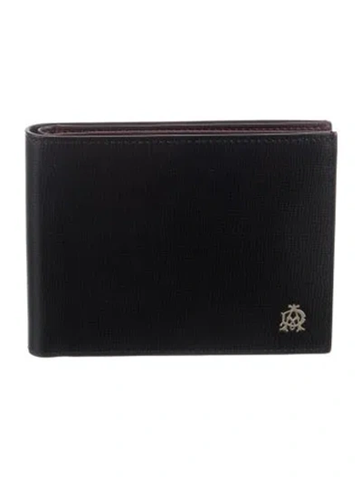 Pre-owned Dunhill Leather Bifold Wallet In Black