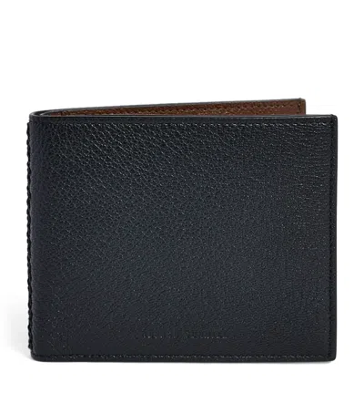 Dunhill Leather Century Compact Wallet In Black