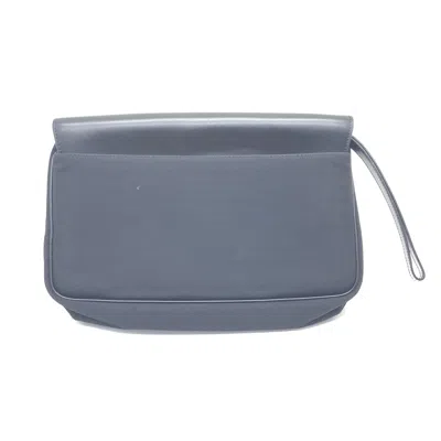 Pre-owned Dunhill Leather Clutch Bag () In Black