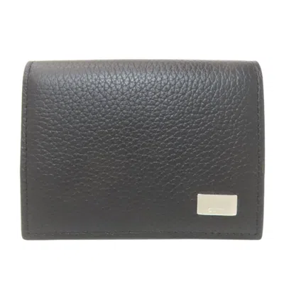 Pre-owned Dunhill Leather Coin Purse/coin Case ()