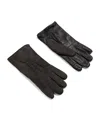 Dunhill Leather Gloves In Black