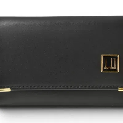 Pre-owned Dunhill Leather Keycase () In Black