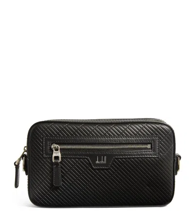 Dunhill Leather Rollagas West End Cross-body Bag In Black