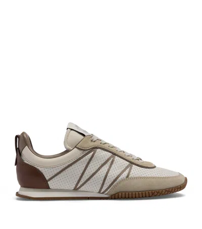 Dunhill Leather The Ian Runner Sneakers In Multi