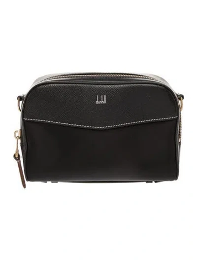 Pre-owned Dunhill Leather Top Handle Bag In Black