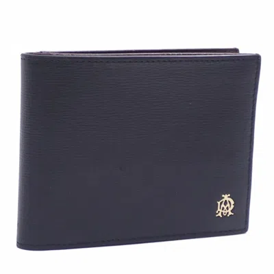Pre-owned Dunhill Leather Wallet (bi-fold) () In Black