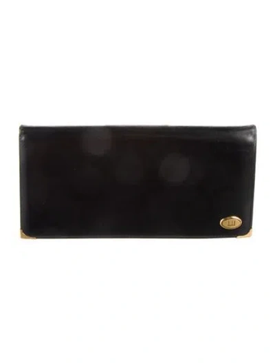 Pre-owned Dunhill Leather Wallet In Black