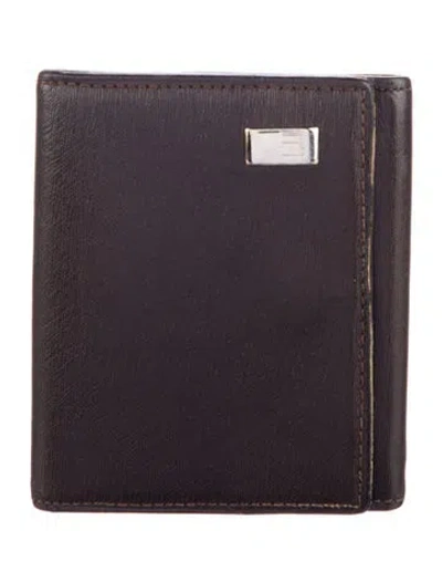 Pre-owned Dunhill Leather Wallet In Brown