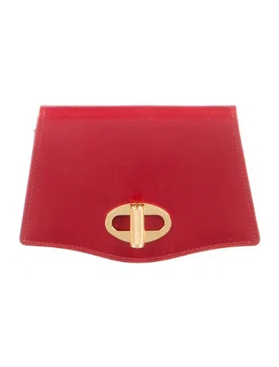 Pre-owned Dunhill Leather Wallet In Red