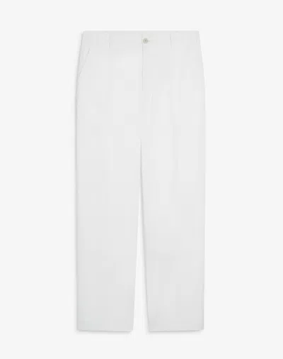 Dunhill Lightweight Cotton Chinos In White