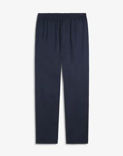 Dunhill Lightweight Cotton Joggers In Blue