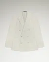 DUNHILL LIGHTWEIGHT LINEN DOUBLE BREASTED JACKET