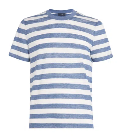 Dunhill Linen-cotton Stripe T-shirt