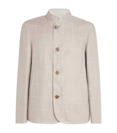Dunhill Linen Reversible Driving Jacket