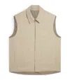 Dunhill Reversible Linen Gilet In Multi