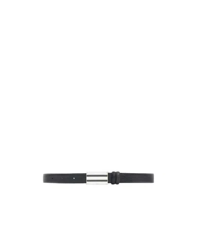 Dunhill Logo Belt In Black