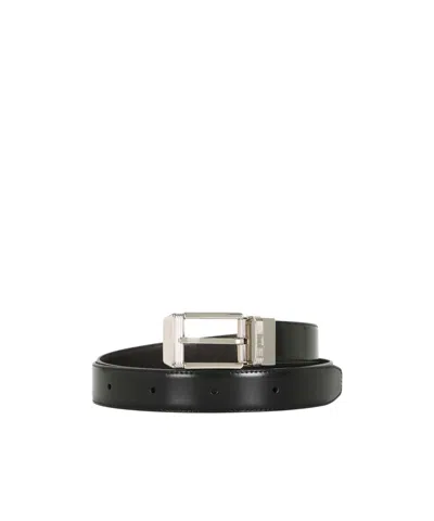 Dunhill Logo Belt In Black