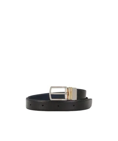 Dunhill Logo Belt In Black