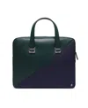 Dunhill Logo Color-matched Portable Briefcase In Black