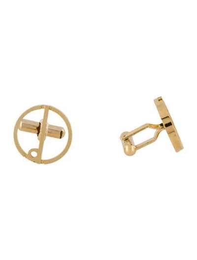 Pre-owned Dunhill Logo Cufflink In Multi