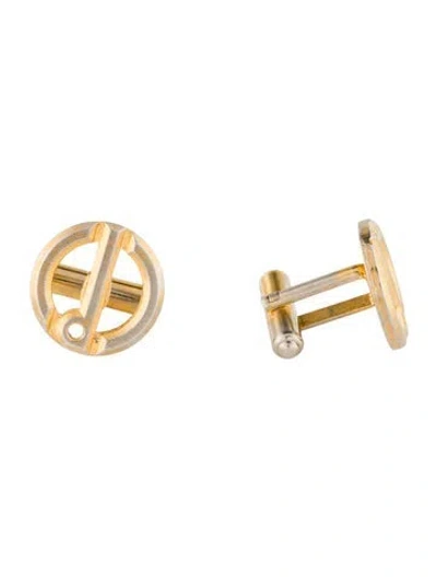 Pre-owned Dunhill Logo Cufflink In Multi