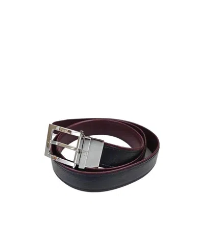 Dunhill Logo Double-sided Belt In Black
