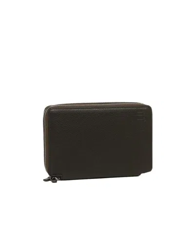Dunhill Logo Long Card Bag In Black