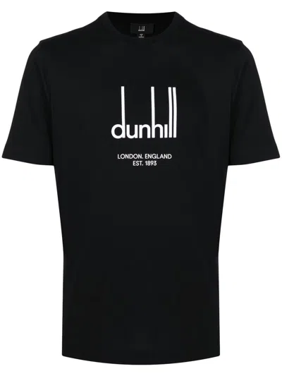 DUNHILL LOGO-PRINT DETAIL T-SHIRT