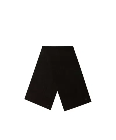 Dunhill Logo Scarf In Black