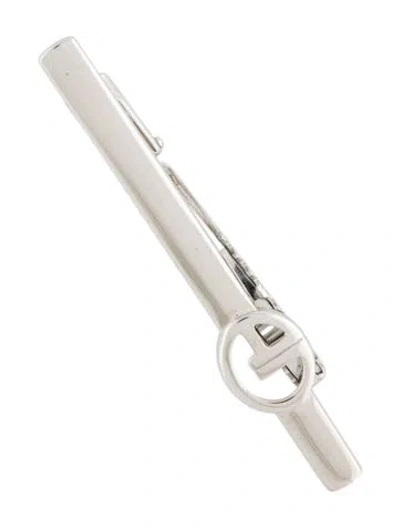Pre-owned Dunhill Logo Tie Bar In Multi