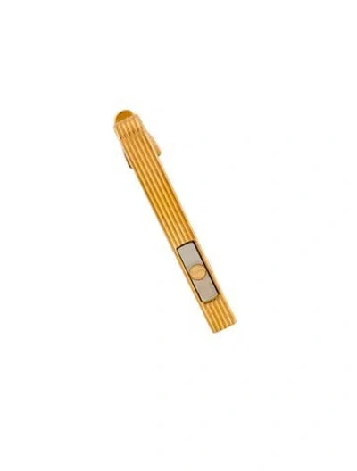 Pre-owned Dunhill Logo Tie-clip In Multicolor