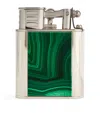 Dunhill Malachite Turbo Lighter In Green