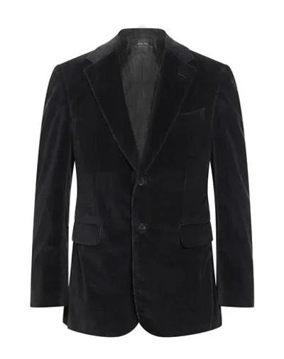 Dunhill Man Blazer Black Size 34 Cotton, Elastane