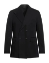 Dunhill Man Suit Jacket Black Size 40 Cotton In Black