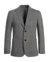 Dunhill Man Blazer Black Size 42 Wool, Cashmere In Gray