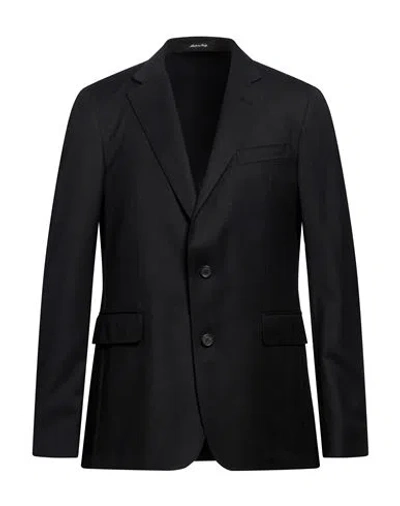 Dunhill Man Blazer Black Size 46 Wool