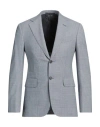 Dunhill Man Blazer Blue Size 36 Wool, Mohair Wool In Blue