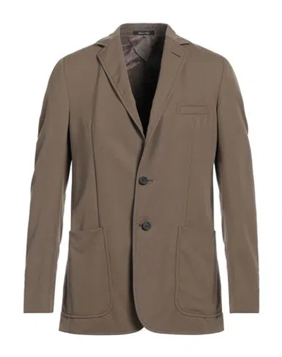Dunhill Man Suit Jacket Brown Size 38 Wool