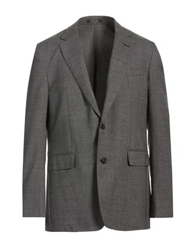 Dunhill Man Blazer Grey Size 44 Wool In Gray