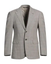 Dunhill Man Blazer Grey Size 44 Wool, Mohair Wool In Grey