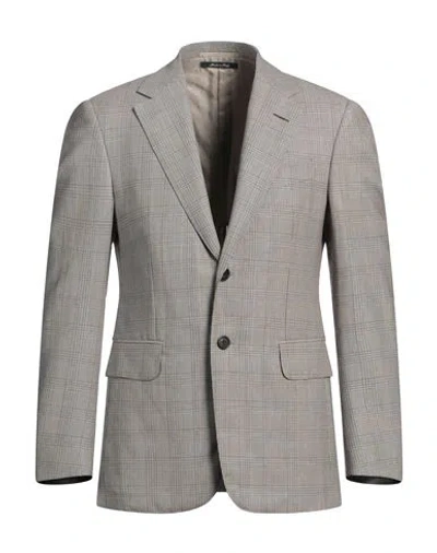 Dunhill Man Blazer Grey Size 44 Wool, Mohair Wool