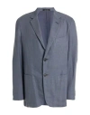 Dunhill Man Blazer Grey Size 44 Wool, Mulberry Silk, Linen
