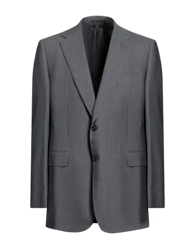Dunhill Suit Jackets In Grey
