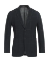 Dunhill Man Blazer Midnight Blue Size 42 Wool, Cotton, Linen In Blue