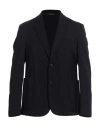 Dunhill Man Blazer Midnight Blue Size 42 Wool, Polyamide In Blue