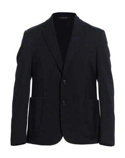 DUNHILL DUNHILL MAN BLAZER MIDNIGHT BLUE SIZE 42 WOOL, POLYAMIDE