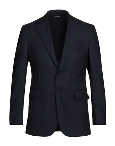 Dunhill Man Blazer Midnight Blue Size 44 Wool