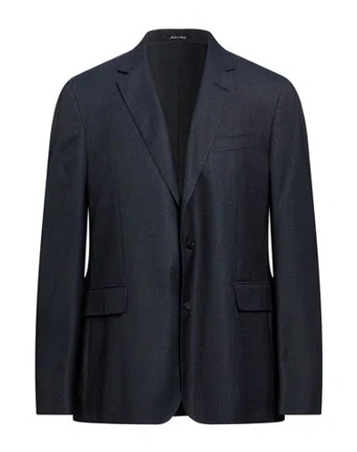 Dunhill Man Blazer Midnight Blue Size 46 Wool