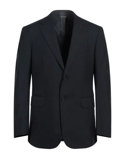 Dunhill Suit Jackets In Blue